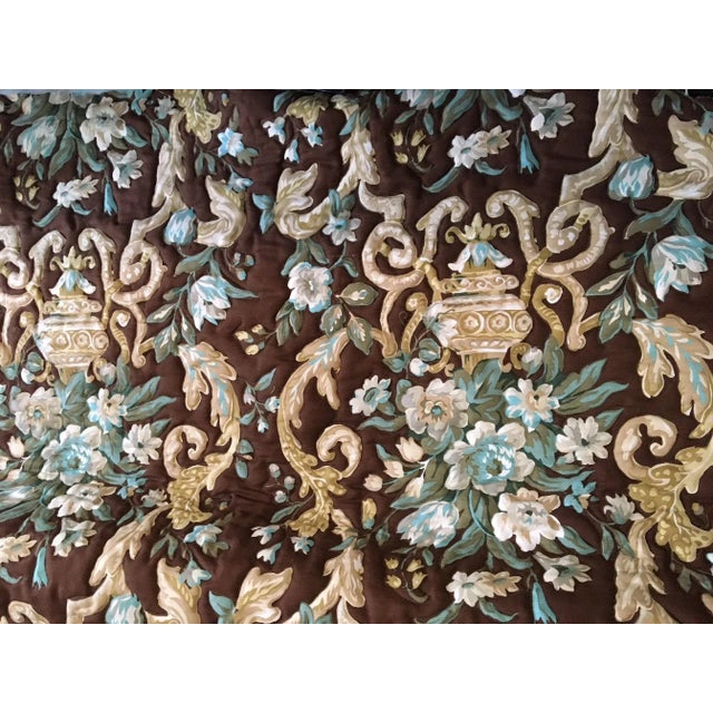 "Quilted" gorgous linen material perfect for much needed unique throw pillows! Manufacturer: J.H. Thorpe / F. Schumacher...