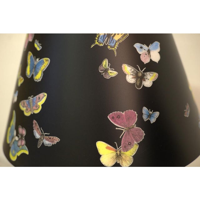 1980s Butterfly Table Lamps by Piero Fornasetti, 1980s, Set of 2 For Sale - Image 5 of 6