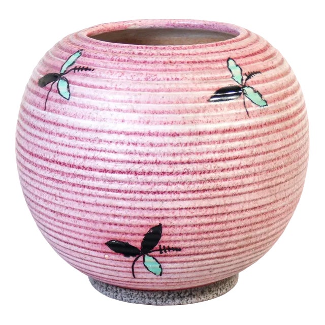 Glazed Majolica Vase Deruta, 1950s For Sale