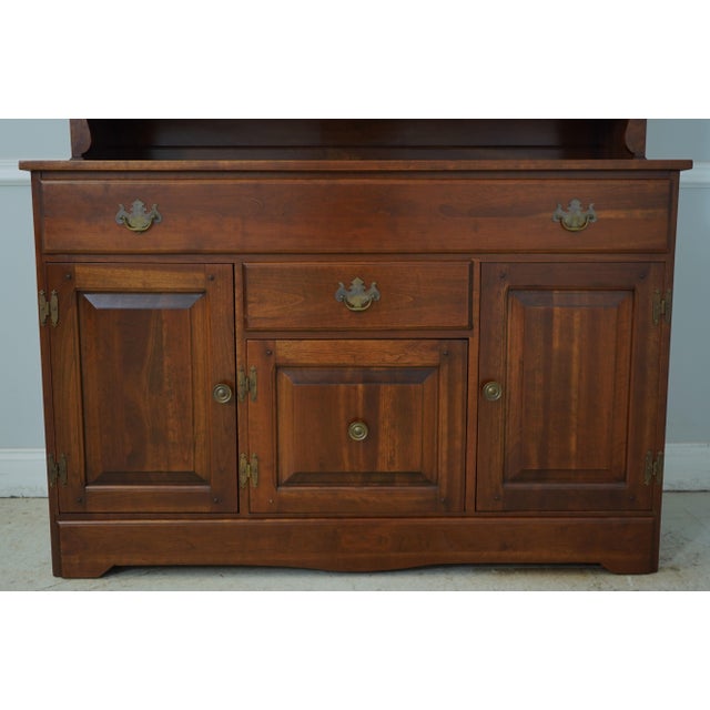 Harden 2 Piece Cherry Stepback Cupboard China Hutch For Sale In Philadelphia - Image 6 of 12