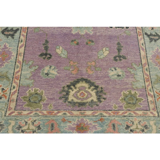 Early 21st Century Turkish Oushak Rug - 04'02 X 05'10 For Sale - Image 5 of 10