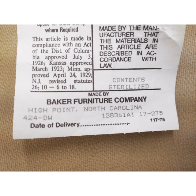 Baker Furniture French Provincial Louis XV Chairs-a Pair For Sale - Image 9 of 10