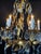 Vintage Italian Gilt Tole Mid-Century Modern Chandlier For Sale In Chicago - Image 6 of 15