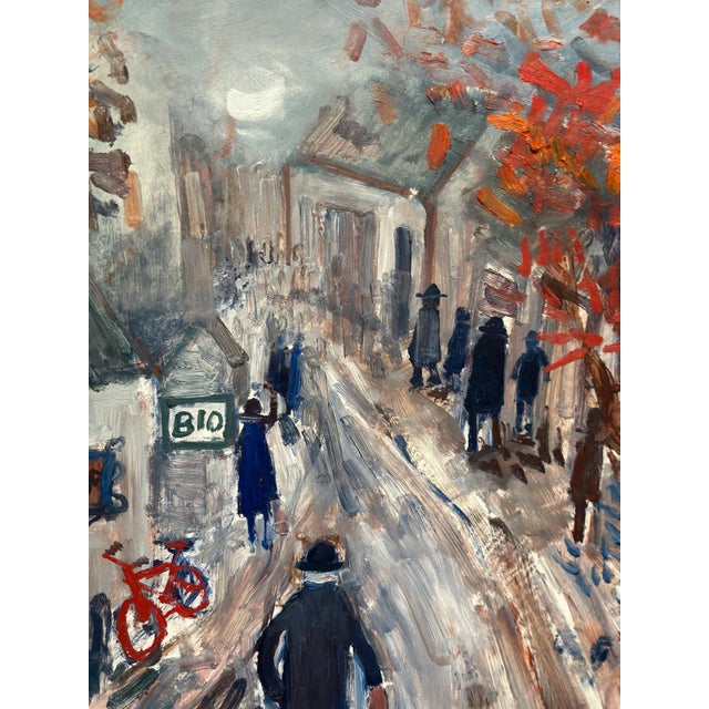 Kai Nielsen, Bygatan, Framed, 1950s, Oil Painting on Panel, Framed For Sale - Image 11 of 18