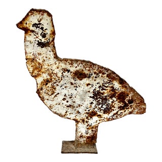 Antique Extra Large Wild Turkey Carnival Shooting Target For Sale