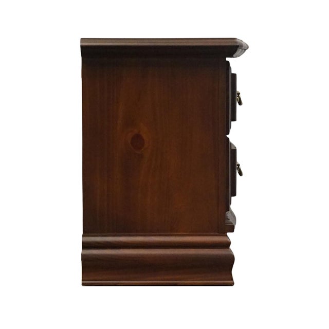 Elkin Collection Solid Knotty Pine Rustic Americana 26" Two Drawer Nightstand 70-226 For Sale - Image 12 of 13