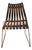 Mid Century Danish Modern Slat Chairs by Hans Brattrud for Hove Møbler in Rosewood For Sale