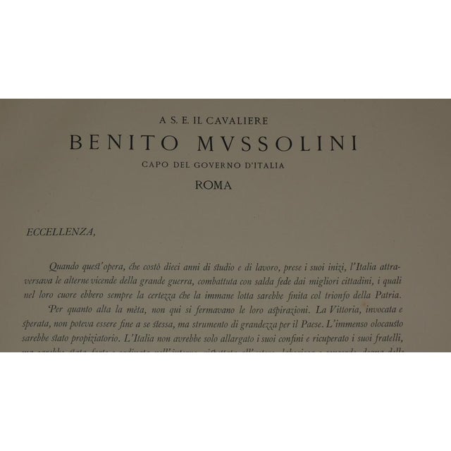 Bond Opera Cartographic, International Atlas of the Italian Touring Club with Dedication by Benito Mussolini, Italy 1927, Set of 9 For Sale - Image 6 of 18