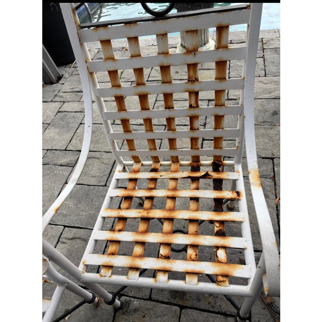 White Vintage Black & White Set of 6 Armchairs in Grand Style After Mario Papperzini -Rare Find! For Sale - Image 8 of 8