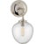 Katie Small Acorn Sconce in Polished Nickel with Seeded Glass Designer: Thomas O'Brien Height: 13.4" Extension: 8.75"...