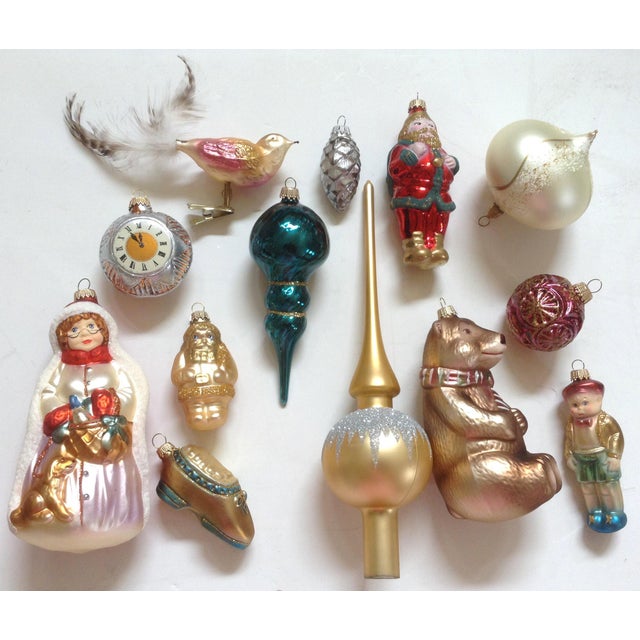 German Christmas Ornament Box Set of 13 Chairish
