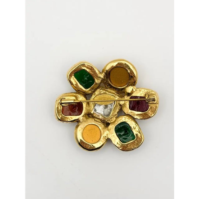 Vintage Brooch from Chanel, 1986 For Sale - Image 4 of 6