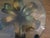 Rare Vintage Arthur Court Verdigris Gilt and Glass Lily Flower Side Table/Single For Sale In Boise - Image 6 of 7