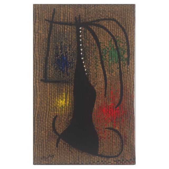 After Joan Miro, Lascivious Woman, 1965, Lithograph For Sale