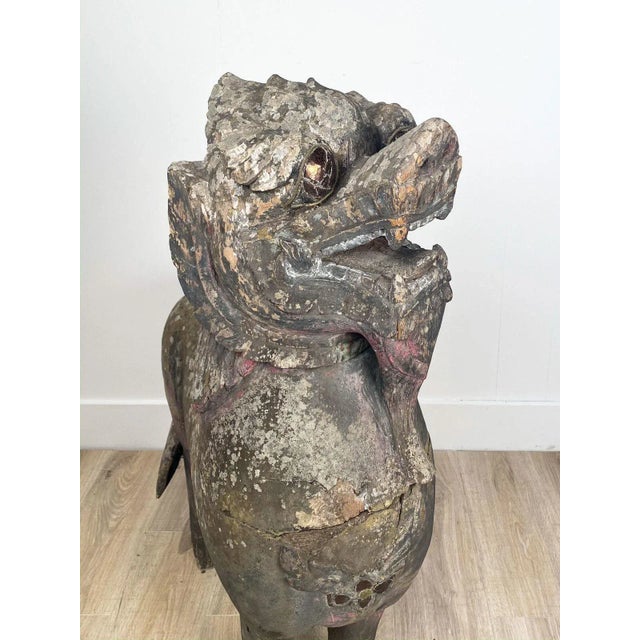 Temple Lions, Se Asia 19th Century, a Pair For Sale - Image 9 of 12