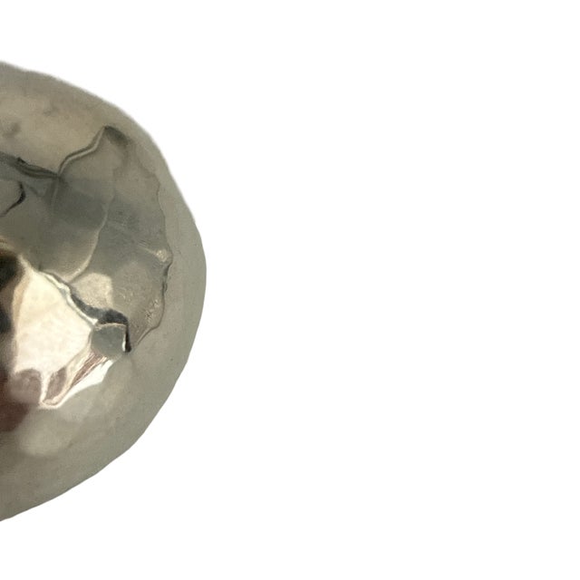 1990s Mariposa Brillante Hand Hammered Whale Tail Serving Ladle m.m. Evolução For Sale - Image 10 of 11