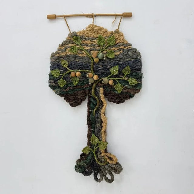 Vintage Tree Wall Tapestry, 1970s For Sale - Image 14 of 18