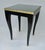 Contemporary Donghia C.1980's "Essence," Square Occasional, Side, Satin Brass Gallery Satin Ebony Finish With Brushed Satin Brass Details For Sale - Image 3 of 18