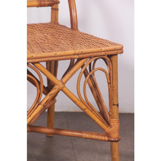 Rattan Chairs from Vivai del Sud, Italy, 1970s, Set of 2 For Sale - Image 17 of 18