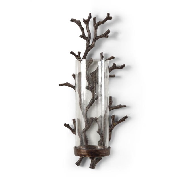 Bring the beauty of the ocean into your waterfront home with our faux coral sconce. A cast alloy coral design with bronze...