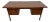 Mid-Century Danish Modern Teak Executive's Desk - Refinished! For Sale
