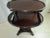 Vintage Dark Tone Wood Two Tier Accent End Side Table Claw Legs For Sale - Image 9 of 9