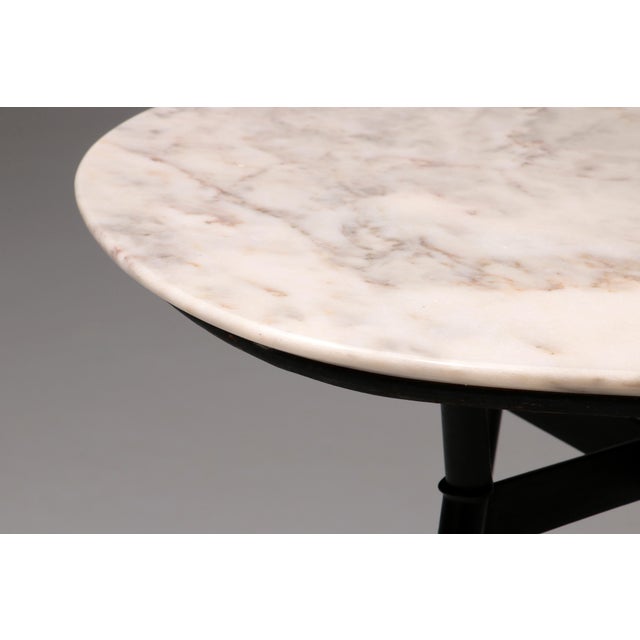 Small Marble and Brass Accent Table, 1960, in Flawless conditions. Designed 1960 to 1969