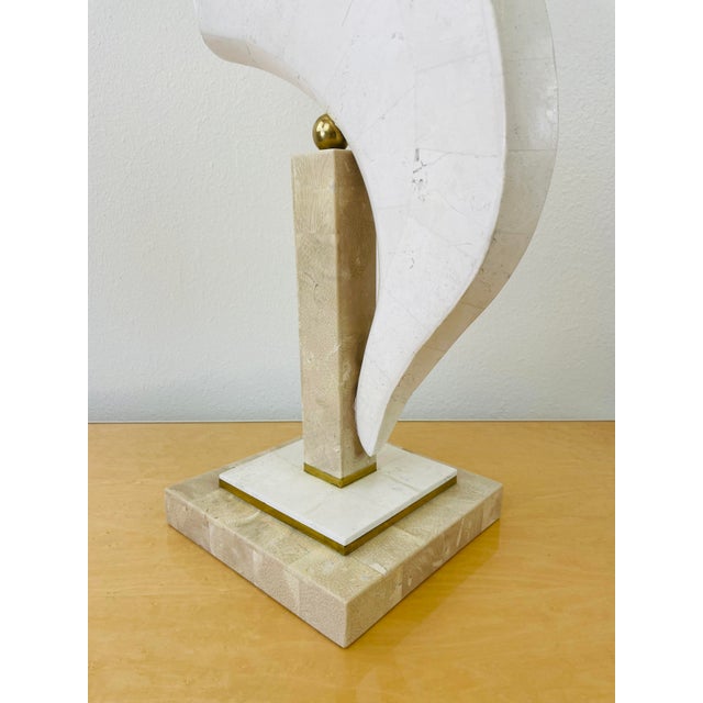 Vintage 1980s Pair of Maitland Smith Tessellated Stone Stylized Bird Statues For Sale - Image 15 of 15