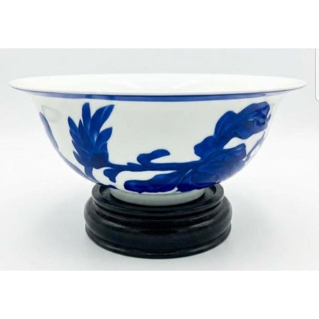 Antique Peking Glass Bowl with Flowers and Bird Motifs has measurements of approximately 7" Diameter 3" Height