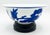 Antique Peking Glass Bowl with Flowers and Bird Motifs has measurements of approximately 7" Diameter 3" Height