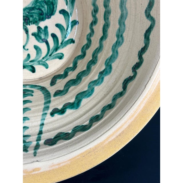 Large Spanish Fajalauza Ceramic Bowl, 1930s For Sale - Image 3 of 8