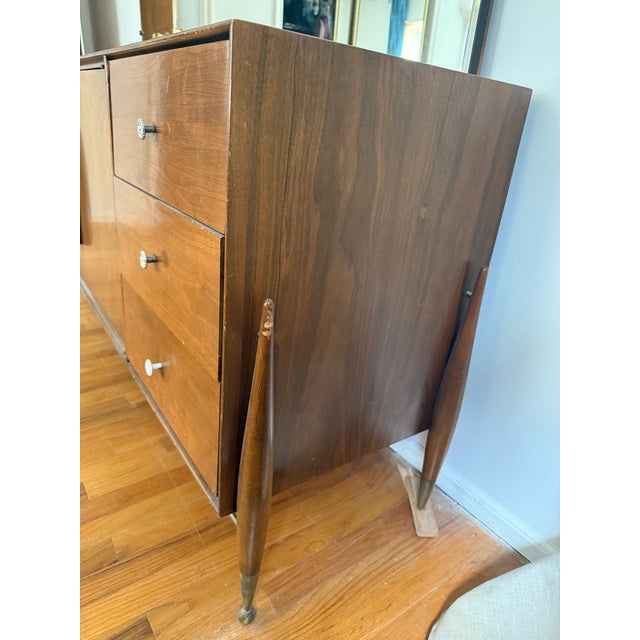Vintage John Cameron Mid-Century Modern Dresser With Mirror For Sale - Image 13 of 13