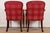 Baker Furniture English Regency Carved Mahogany Upholstered Armchairs or Dining Captain Chairs, Pair For Sale - Image 11 of 13