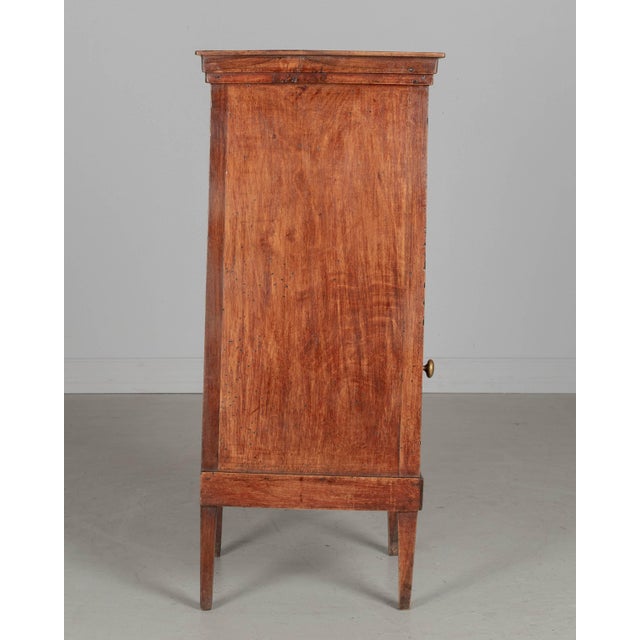 Wood French Country Side Table With Tambour Door Circa 1850 For Sale - Image 7 of 8