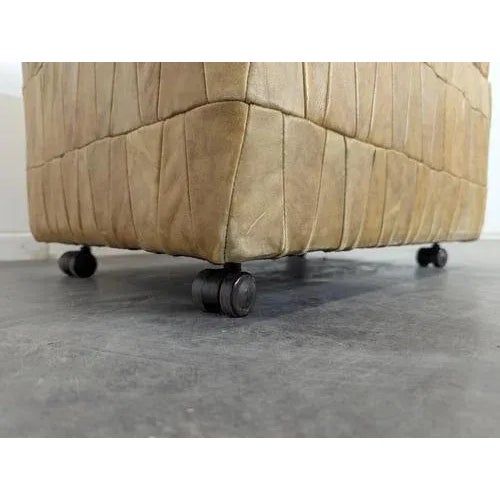 Storage Ottoman in Patchwork Leather from de Sede For Sale - Image 6 of 7