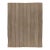 Rug & Kilim’s Modern Rez Flatweave Kilim in Brown Textural Stripes For Sale