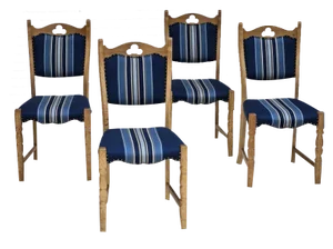 Danish Dinning Chairs, 1960s, Set of 4