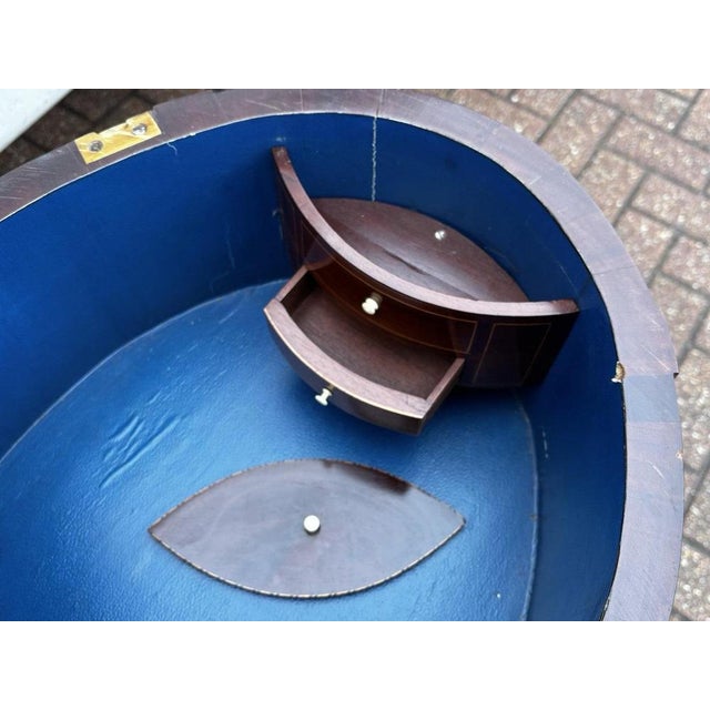 Sheraton Revival Inlaid Satinwood Side Table For Sale - Image 9 of 18