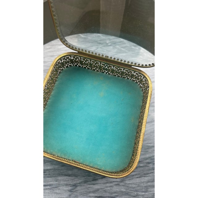 1920s Ormolu Jewelry Box For Sale - Image 4 of 4