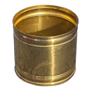 Vintage Bristol Brass Indoor Planter, Eclectic Made in Usa For Sale