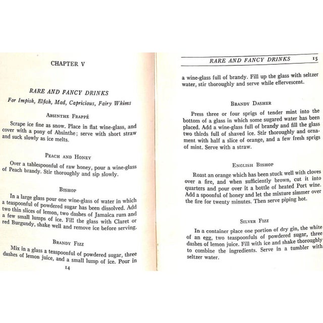 1930s "Charles' Book of Punches and Cocktails" 1934 Charles of Delmonicos For Sale - Image 5 of 8
