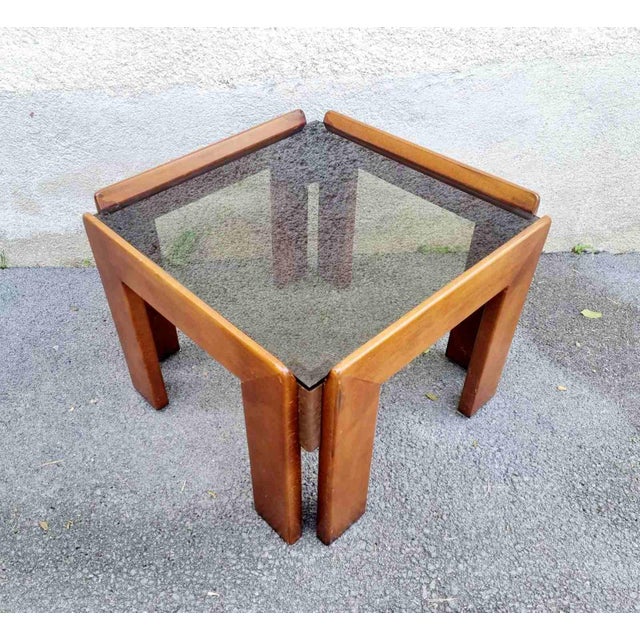 Italian Coffee Table by Afra and Tobia Scarpa, Italy, 1960s For Sale - Image 11 of 16
