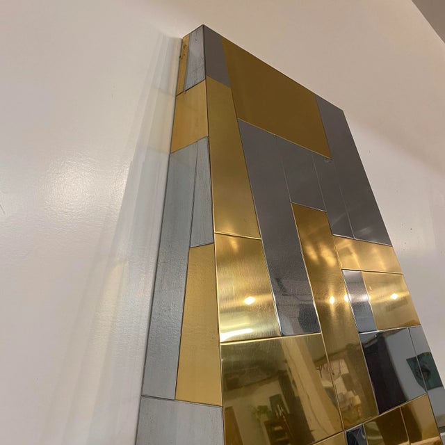 Paul Evans Mid Century Modern Paul Evans Cityscape Style Fireplace Hood For Sale - Image 4 of 12