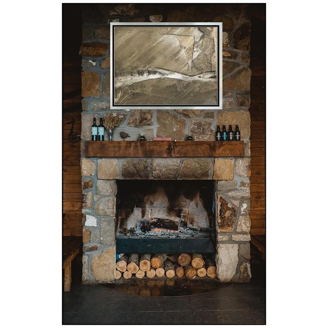 Message us to inquire about custom framing options! (Included for free with every purchase) The artwork here, "Creek Bed",...