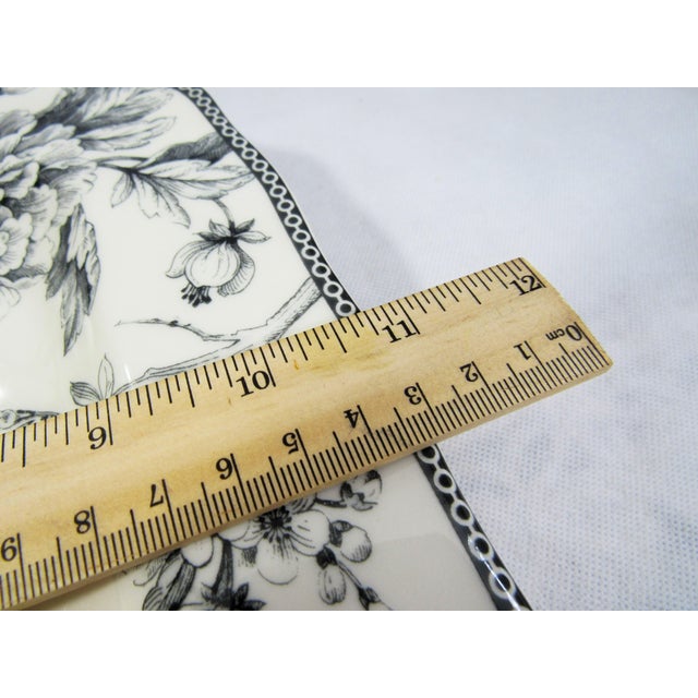 Vintage 222 Fifth Adelaide Toile Print Dinner Plates For Sale - Image 11 of 11