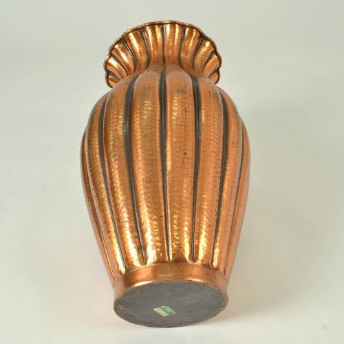 Large Copper Amphora Vase by Egidio Casagrande, Italy, 1950s For Sale - Image 14 of 18