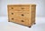 1950s Vintage Coastal Braided Woven Rattan Chest of Drawers With Walnut Bun Feet For Sale - Image 4 of 12