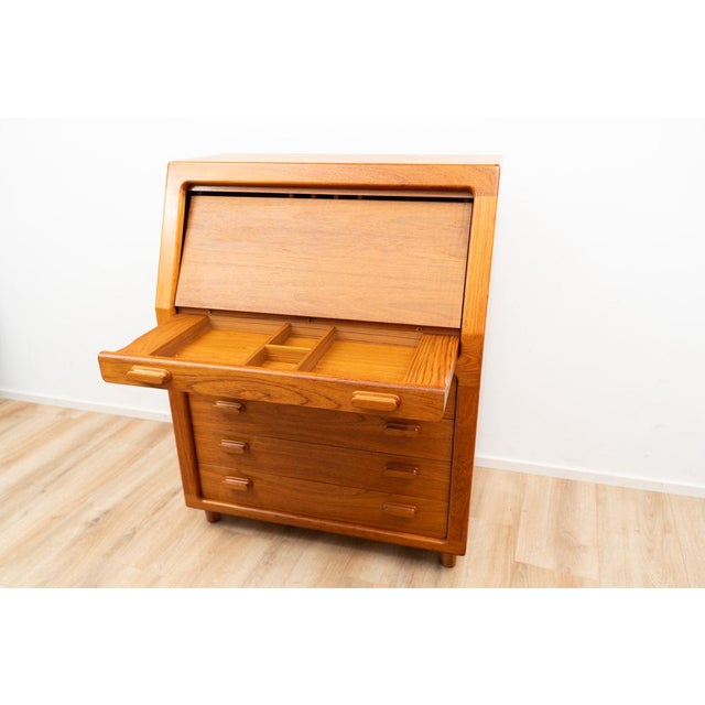Brown Vintage Secretary from Dyrlund, 1970s For Sale - Image 8 of 17