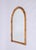 Italian Arch Gilt Mirror with Double Bamboo and Rattan Frame, Italy, 1970s For Sale - Image 15 of 18