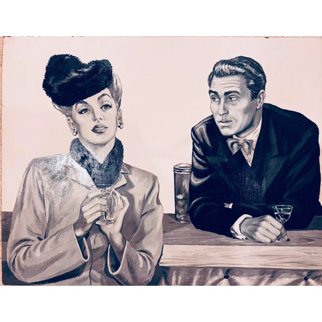 American Illustration by Tony Trezza Giclee From Original , 1940s For Sale - Image 3 of 6